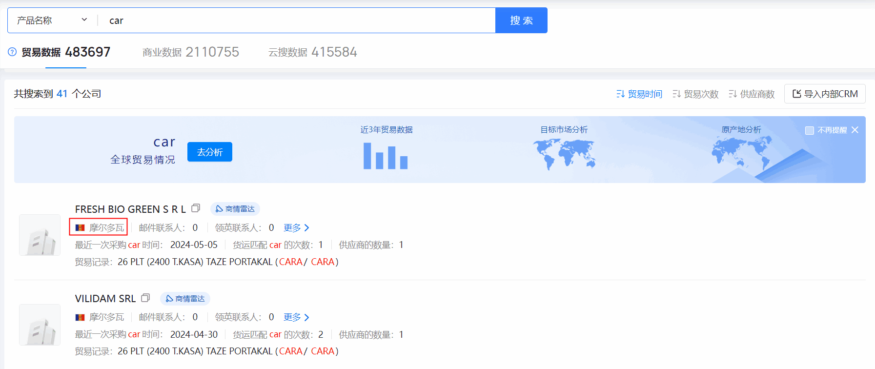 海关数据,摩尔多瓦海关数据,NO钱包官网海关数据