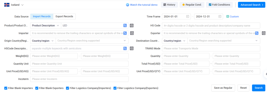 冰岛海关数据,NO钱包官网海关数据,海关数据