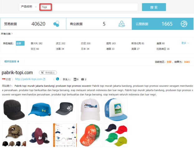 帽子数据,外贸客户,NO钱包官网贸易